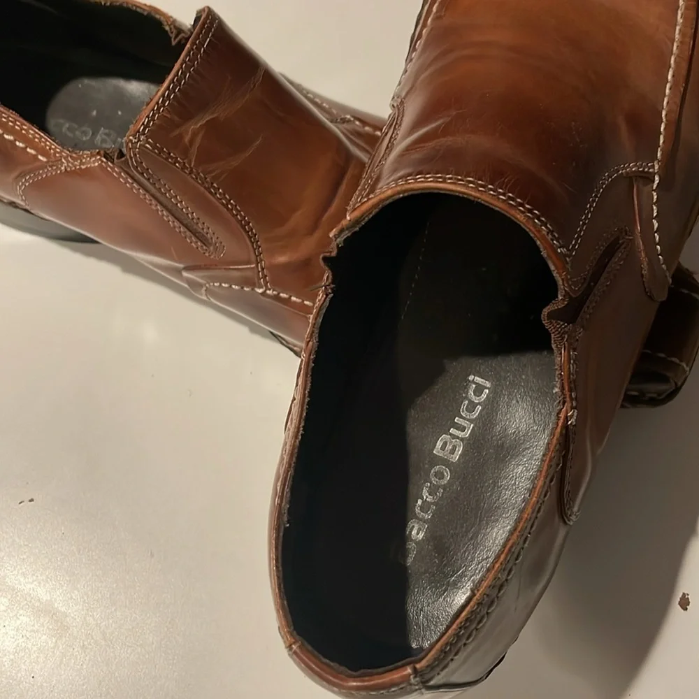 Bacco Bucci ‎ Men's shades of brown Leather Loafers